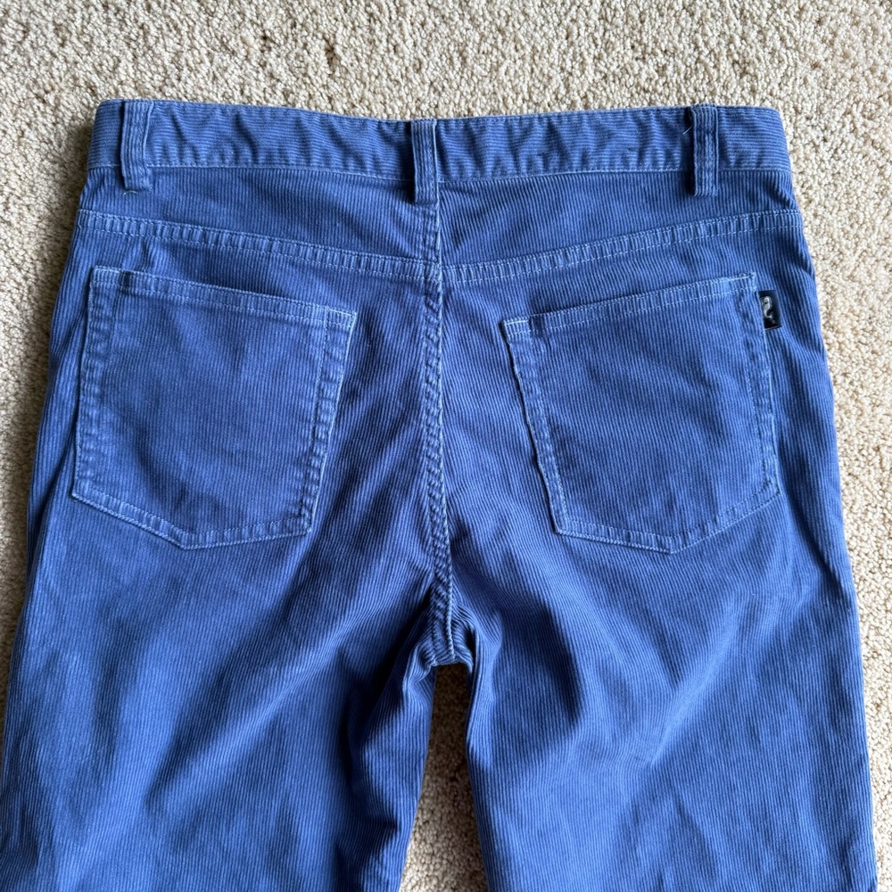 Vineyard Vines Boys Corduroy Pants Size 16 Blue Straight Casual Preppy - Picture 5 of 8